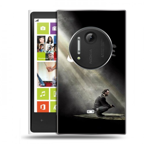 Дизайнерский пластиковый чехол для Nokia Lumia 1020 Ходячие мертвецы