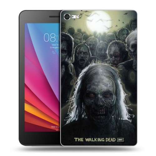 Дизайнерский силиконовый чехол для Huawei MediaPad T2 7.0 Pro Ходячие мертвецы