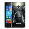 Дизайнерский пластиковый чехол для Microsoft Lumia 435 Ходячие мертвецы