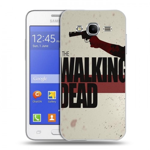 Дизайнерский силиконовый чехол для Samsung Galaxy J7 Ходячие мертвецы
