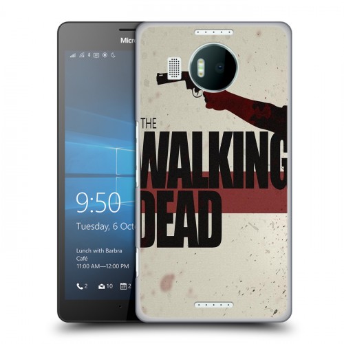 Дизайнерский пластиковый чехол для Microsoft Lumia 950 XL Ходячие мертвецы