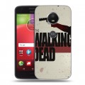 Дизайнерский силиконовый чехол для Motorola Moto E4 Plus Ходячие мертвецы