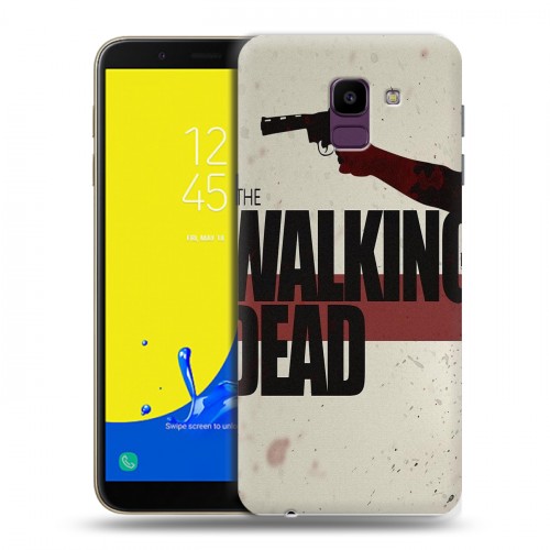 Дизайнерский пластиковый чехол для Samsung Galaxy J6 Ходячие мертвецы