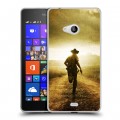 Дизайнерский пластиковый чехол для Microsoft Lumia 540 Ходячие мертвецы