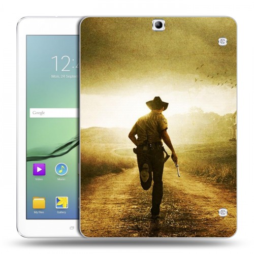 Дизайнерский силиконовый чехол для Samsung Galaxy Tab S2 9.7 Ходячие мертвецы