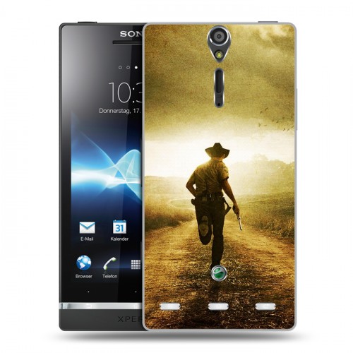 Дизайнерский пластиковый чехол для Sony Xperia S Ходячие мертвецы