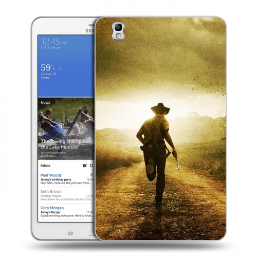 Дизайнерский силиконовый чехол для Samsung Galaxy Tab Pro 8.4 Ходячие мертвецы