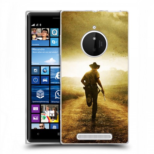 Дизайнерский пластиковый чехол для Nokia Lumia 830 Ходячие мертвецы