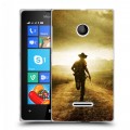 Дизайнерский пластиковый чехол для Microsoft Lumia 435 Ходячие мертвецы
