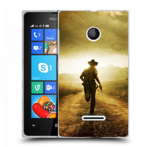 Дизайнерский пластиковый чехол для Microsoft Lumia 435 Ходячие мертвецы