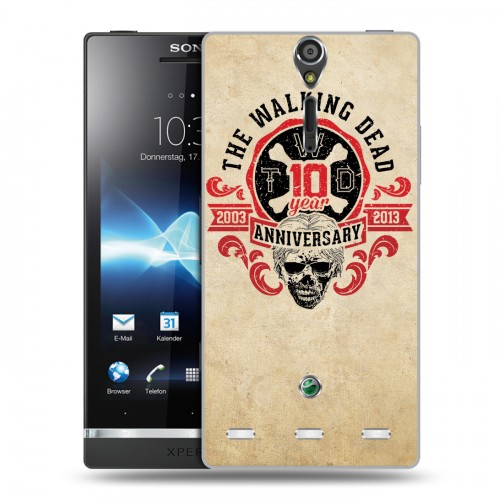 Дизайнерский пластиковый чехол для Sony Xperia S Ходячие мертвецы