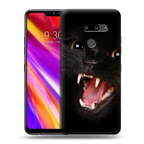 Дизайнерский пластиковый чехол для LG G8 ThinQ Котята