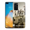 Дизайнерский пластиковый чехол для Huawei P40 Ходячие мертвецы