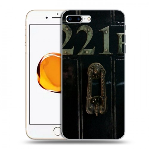 Дизайнерский силиконовый чехол для Iphone 7 Plus / 8 Plus Шерлок