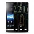 Дизайнерский пластиковый чехол для Sony Xperia S Шерлок