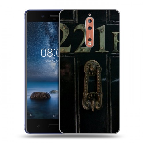 Дизайнерский пластиковый чехол для Nokia 8 Шерлок