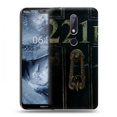 Дизайнерский пластиковый чехол для Nokia 6.1 Plus Шерлок