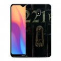 Дизайнерский силиконовый с усиленными углами чехол для Xiaomi RedMi 8A Шерлок