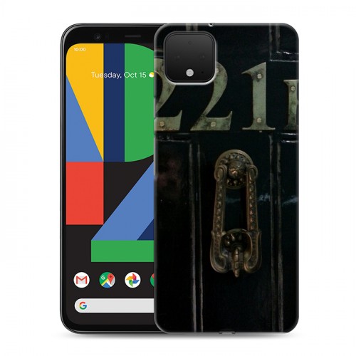 Дизайнерский пластиковый чехол для Google Pixel 4 Шерлок