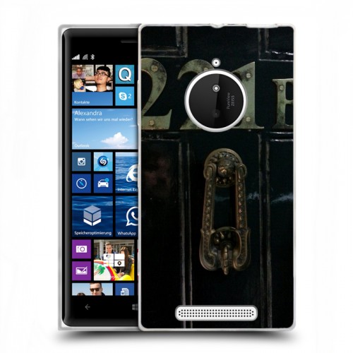 Дизайнерский пластиковый чехол для Nokia Lumia 830 Шерлок