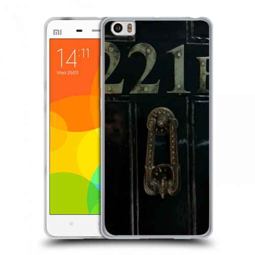 Дизайнерский силиконовый чехол для Xiaomi Mi Note Шерлок