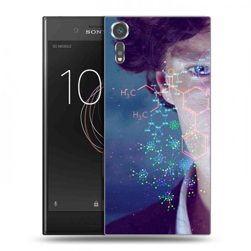 Дизайнерский пластиковый чехол для Sony Xperia XZs Шерлок