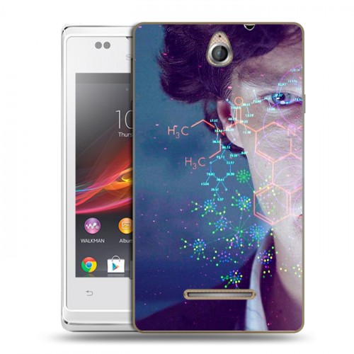 Дизайнерский пластиковый чехол для Sony Xperia E Шерлок