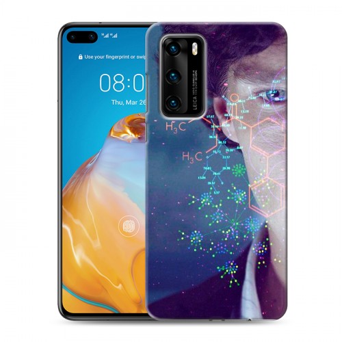 Дизайнерский пластиковый чехол для Huawei P40 Шерлок