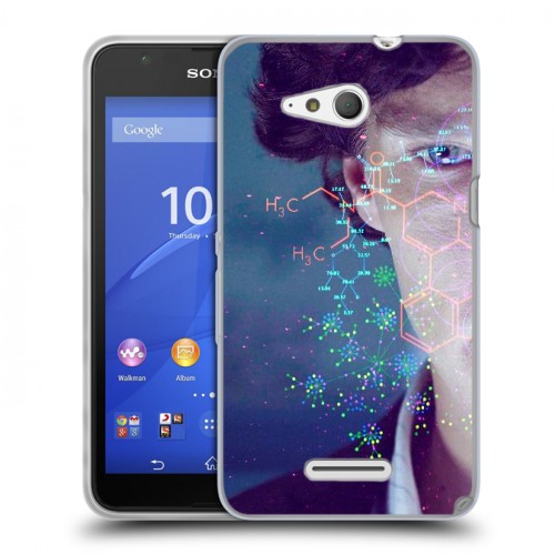 Дизайнерский пластиковый чехол для Sony Xperia E4g Шерлок