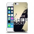 Дизайнерский пластиковый чехол для Iphone 5s Шерлок