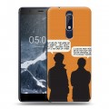 Дизайнерский пластиковый чехол для Nokia 5.1 Шерлок