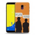 Дизайнерский пластиковый чехол для Samsung Galaxy J6 Шерлок
