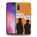 Дизайнерский силиконовый с усиленными углами чехол для Xiaomi Mi9 Шерлок