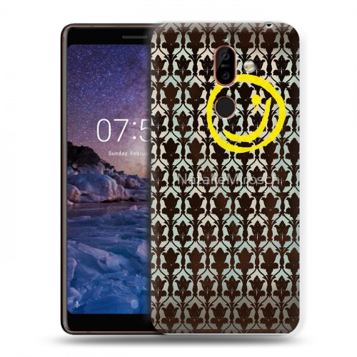 Дизайнерский пластиковый чехол для Nokia 7 Plus Шерлок