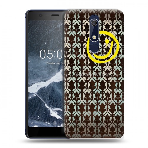 Дизайнерский пластиковый чехол для Nokia 5.1 Шерлок