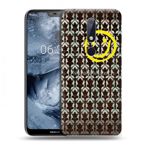 Дизайнерский пластиковый чехол для Nokia 6.1 Plus Шерлок