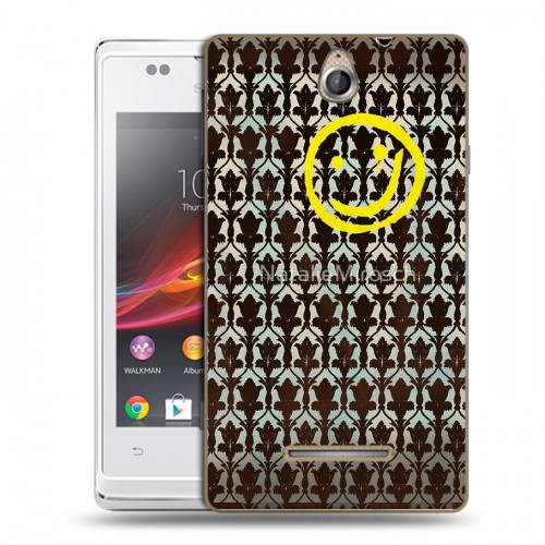 Дизайнерский пластиковый чехол для Sony Xperia E Шерлок