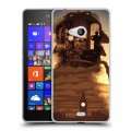 Дизайнерский пластиковый чехол для Microsoft Lumia 540 Шерлок