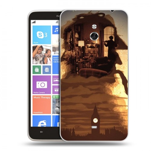 Дизайнерский пластиковый чехол для Nokia Lumia 1320 Шерлок