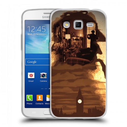 Дизайнерский пластиковый чехол для Samsung Galaxy Grand 2 Шерлок