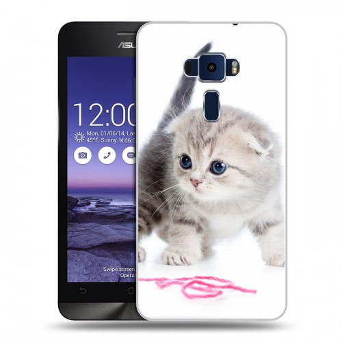 Дизайнерский пластиковый чехол для Asus ZenFone 3 5.2 Котята