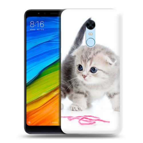Дизайнерский пластиковый чехол для Xiaomi RedMi 5 Plus Котята