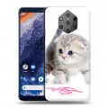 Дизайнерский силиконовый чехол для Nokia 9 PureView Котята