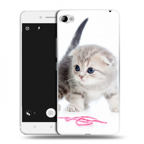 Дизайнерский пластиковый чехол для Lenovo S90 Котята
