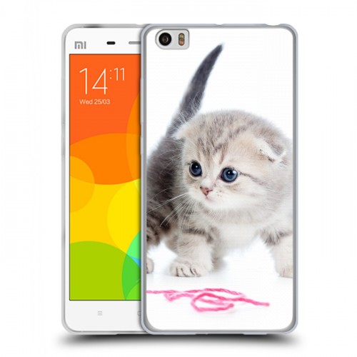 Дизайнерский пластиковый чехол для Xiaomi Mi Note Котята