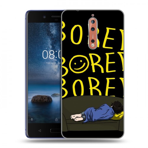 Дизайнерский пластиковый чехол для Nokia 8 Шерлок