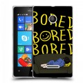 Дизайнерский пластиковый чехол для Microsoft Lumia 435 Шерлок