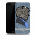 Дизайнерский пластиковый чехол для Samsung Galaxy C5 Шерлок