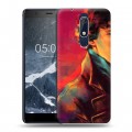 Дизайнерский пластиковый чехол для Nokia 5.1 Шерлок