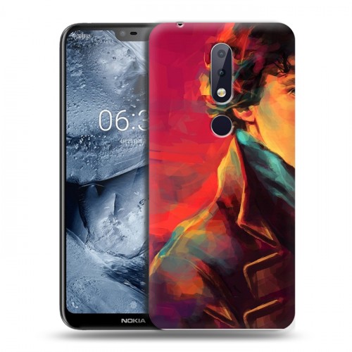 Дизайнерский силиконовый чехол для Nokia 6.1 Plus Шерлок